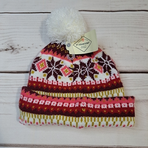 St John's Bay Winter Beanie Hat NWT - Picture 1 of 5